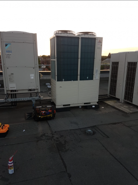 Click Here To Enlarge This Photo Of Commercial Air Conditioning Installation