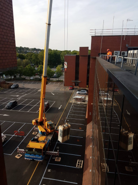 Click Here To Enlarge This Photo Of Commercial Air Conditioning Installation