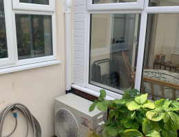 Air conditioning install in Kitchen