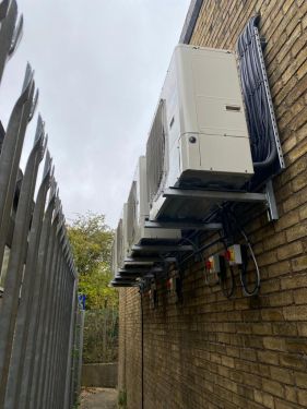 Click Here To Enlarge This Photo Of Commercial Air Conditioning Installation