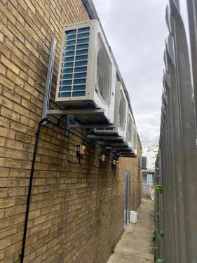 Click Here To Enlarge This Photo Of Commercial Air Conditioning Installation