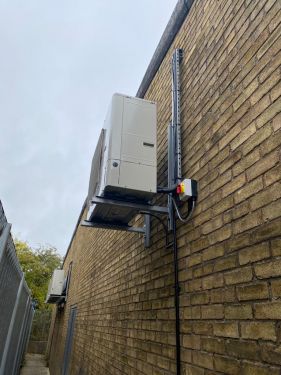Click Here To Enlarge This Photo Of Commercial Air Conditioning Installation