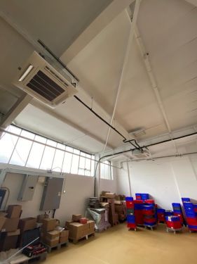 Click Here To Enlarge This Photo Of Commercial Air Conditioning Installation