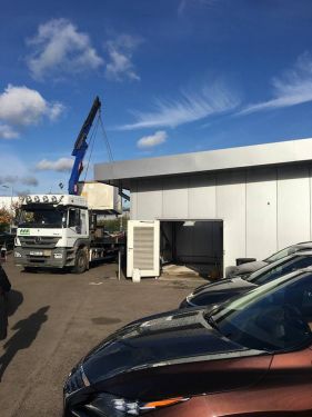 Click Here To Enlarge This Photo Of Air Source Heat Pump Installation