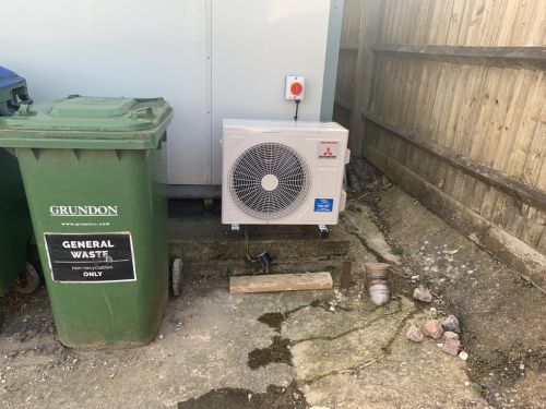 Click Here To Enlarge This Photo Of Cabin air conditioning installation