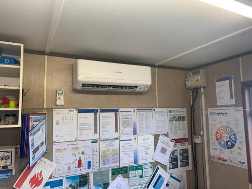 Click Here To Enlarge This Photo Of Cabin air conditioning installation