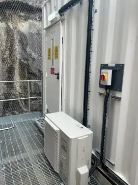 Click Here To Enlarge This Photo Of Quarry Air Conditioning Installation