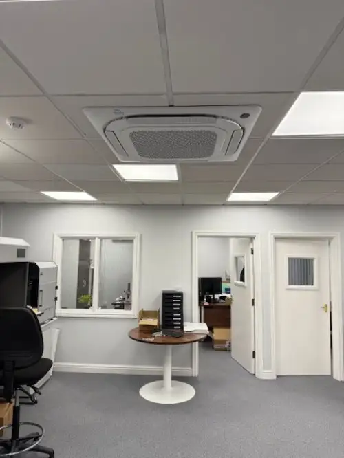 Click Here To Enlarge This Photo Of Ceiling type Air Conditioning units installed