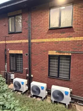 Click Here To Enlarge This Photo Of Ceiling type Air Conditioning units installed