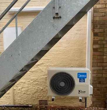 Click Here To Enlarge This Photo Of Barbershop Air Conditionig Install
