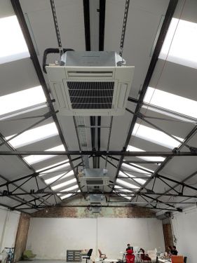 Click Here To Enlarge This Photo Of Commercial Air Conditioning Installation