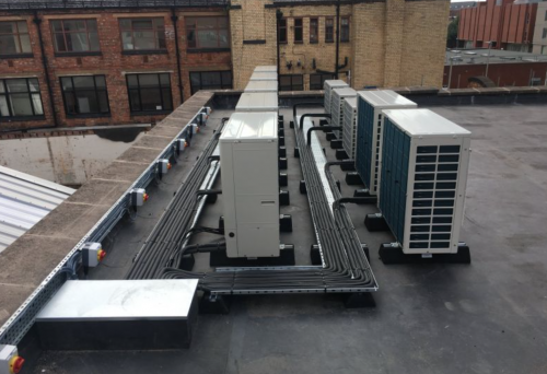 Click Here To Enlarge This Photo Of Commercial Air Conditioning Installation