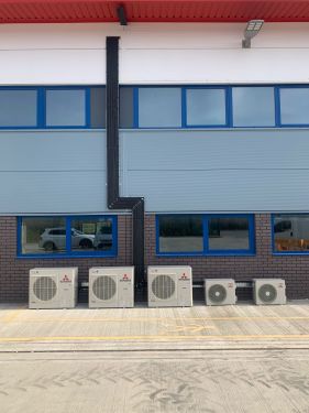 Click Here To Enlarge This Photo Of Office Air Conditioning Installation